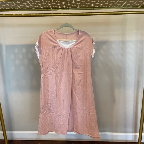 Fashion Concept around Neck Sleeveless Dress Cracker Khaki Ladies Size 4XL - Picture 1 of 6